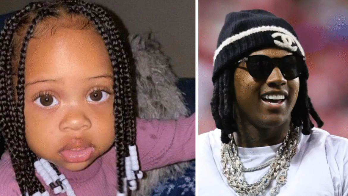 Du’mier Banks with his father Lil Durk at a family event