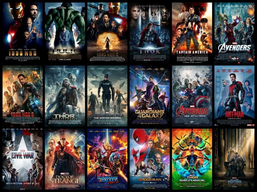 alt="Iron Man 2008 movie poster - MCU all movies"