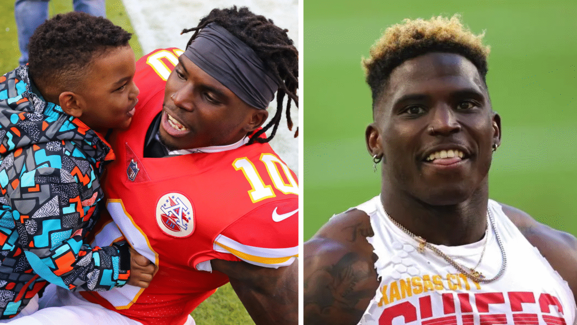 alt="Tyreek Hill kids with wife and family moments in 2025"