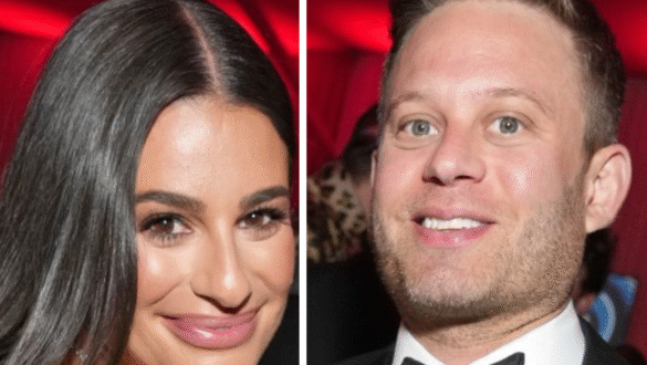 alt="Zandy Reich and Lea Michele together in 2025"