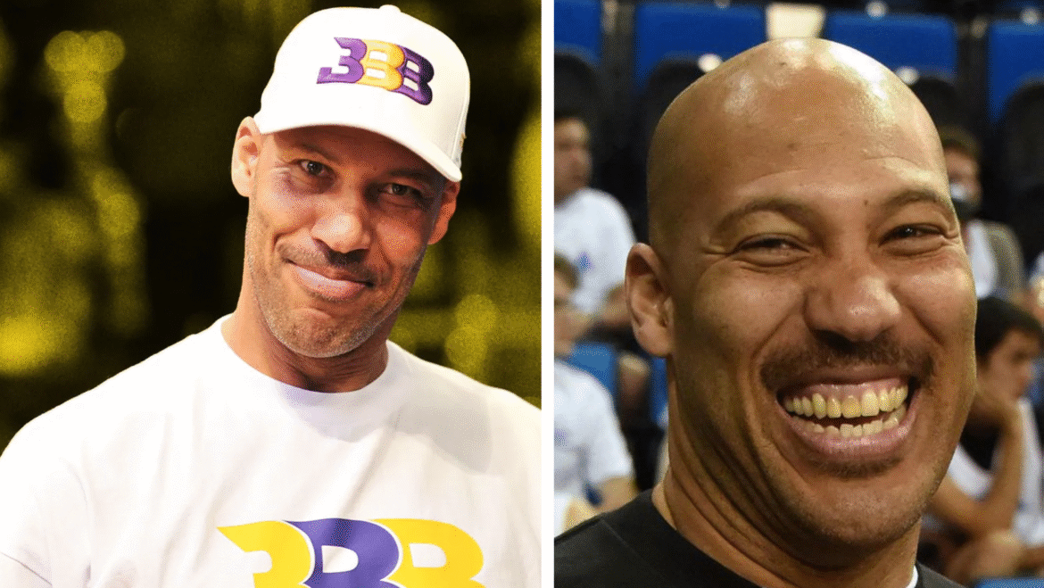 alt="Lavar Ball net worth reflected in Big Baller Brand sneakers and success"