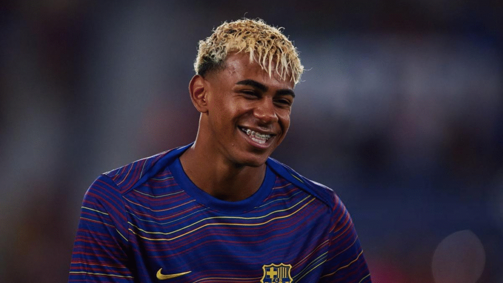 alt="Lamine Yamal girlfriend rumors 2025"