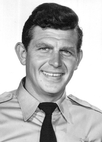 alt="Solica Casuto with Andy Griffith in the 1970s"

