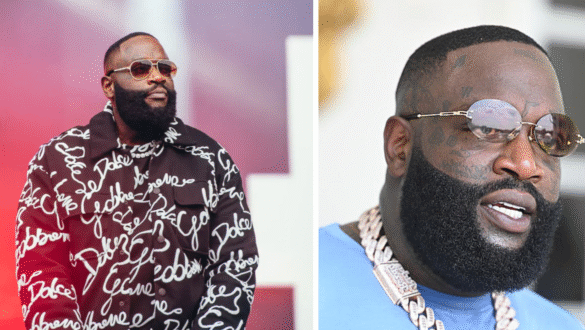 Rick Ross net worth 2025 – rapper and entrepreneur posing in luxury