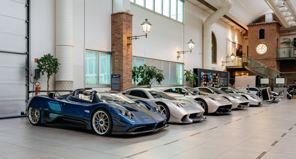 "Horacio Pagani Net Worth 2025 with luxury cars"