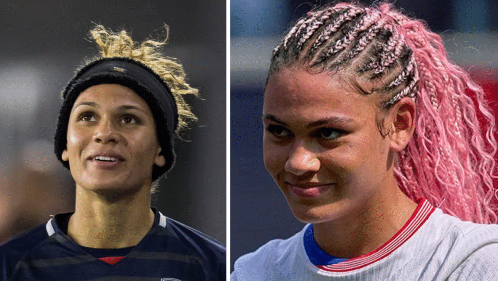 Trinity Rodman smiling during a game, featured in trinity rodman net worth 2025 profile